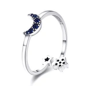 Pandora Style Sterrenhemel Open Ring - SCR437 (afbeelding voor) Pandora Style Sterrenhemel Open Ring - SCR437