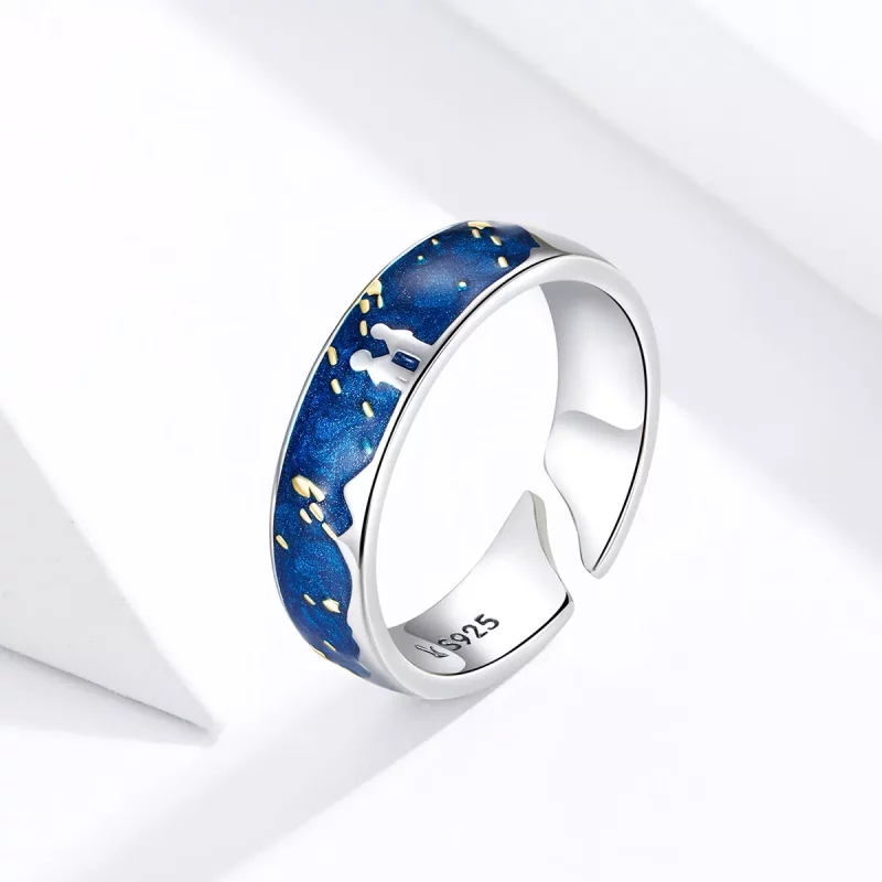 (afbeelding voor) Pandora Style Sterrenregen Open Ring - SCR609 - Bekijken 2