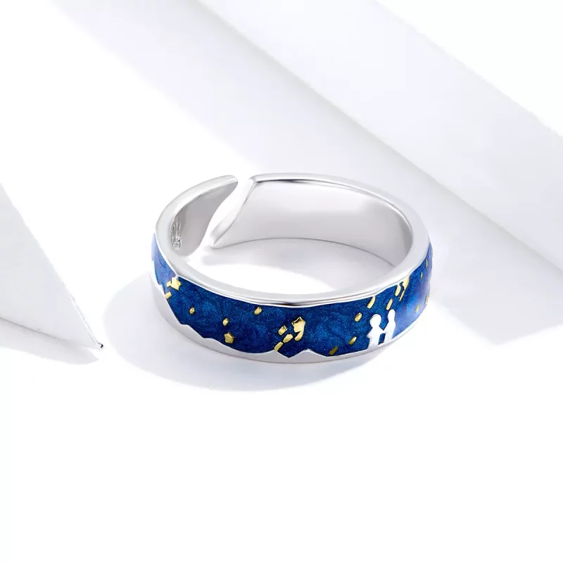 (afbeelding voor) Pandora Style Sterrenregen Open Ring - SCR609 - Bekijken 3