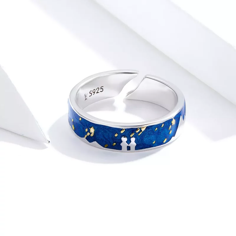 (afbeelding voor) Pandora Style Sterrenregen Open Ring - SCR609 - Bekijken 4