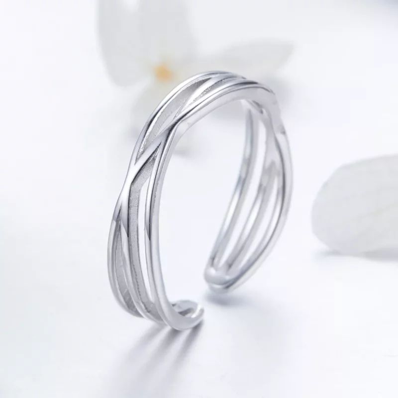 (afbeelding voor) Pandora Style Tijdreizen Open Ring - SCR483 - Bekijken 2