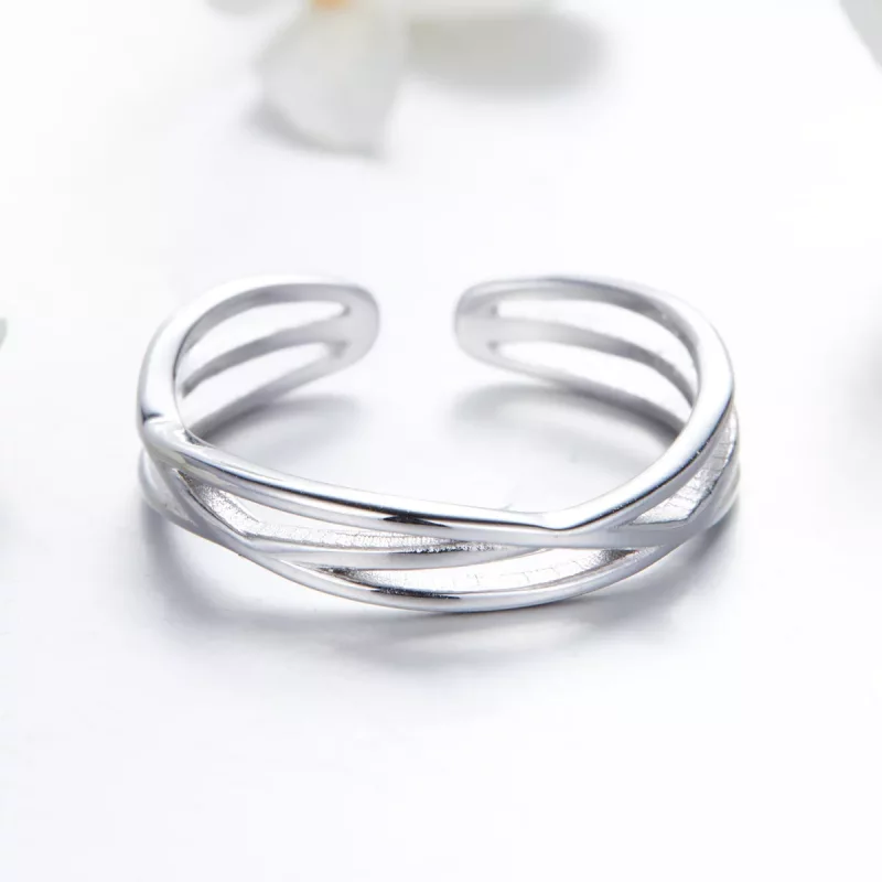 (afbeelding voor) Pandora Style Tijdreizen Open Ring - SCR483 - Bekijken 7