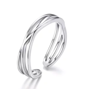 Pandora Style Tijdreizen Open Ring - SCR483 (afbeelding voor) Pandora Style Tijdreizen Open Ring - SCR483