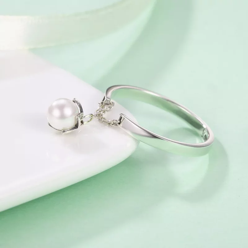 (afbeelding voor) Pandora Style Tranen van bloemen Open Ring - SCR165 - Bekijken 6