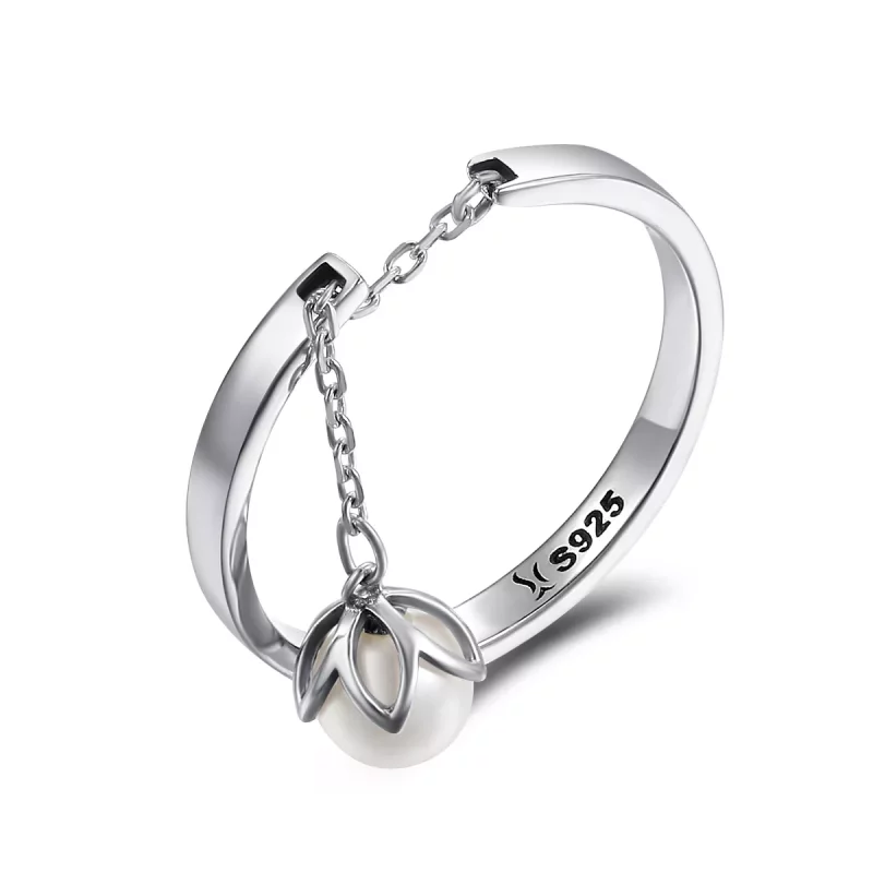 (afbeelding voor) Pandora Style Tranen van bloemen Open Ring - SCR165