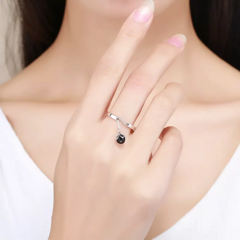 (afbeelding voor) Pandora Style Tranen van bloemen Open Ring - SCR314 - Bekijken 3