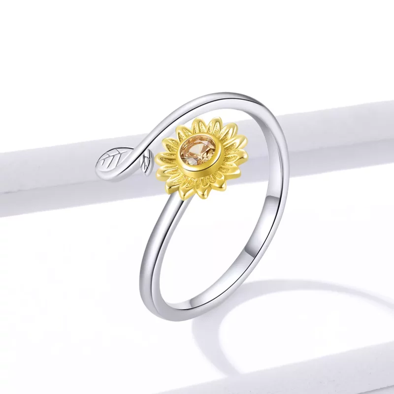 (afbeelding voor) Pandora Style Verse Madeliefje Open Ring - BSR127 - Bekijken 2