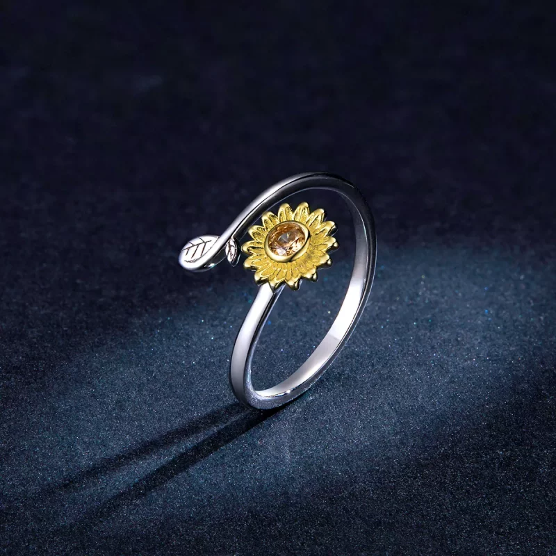 (afbeelding voor) Pandora Style Verse Madeliefje Open Ring - BSR127 - Bekijken 5