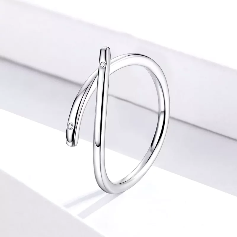 (afbeelding voor) Pandora Style Vinger Hart Open Ring - SCR653 - Bekijken 2