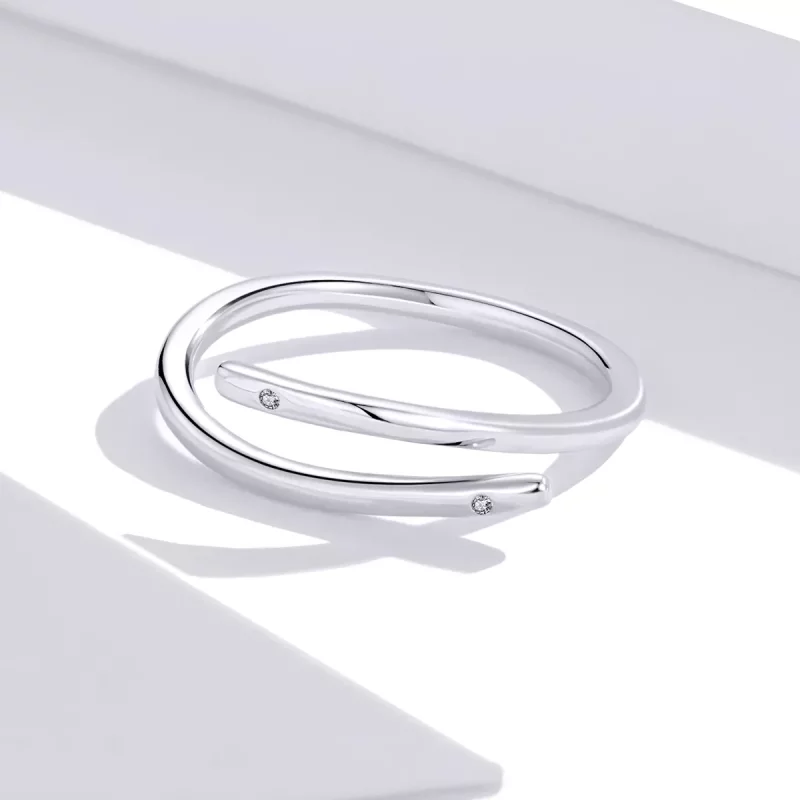 (afbeelding voor) Pandora Style Vinger Hart Open Ring - SCR653 - Bekijken 3