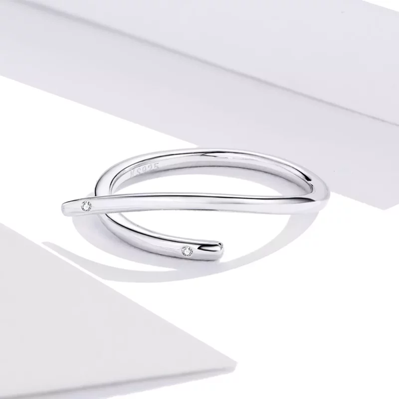 (afbeelding voor) Pandora Style Vinger Hart Open Ring - SCR653 - Bekijken 4