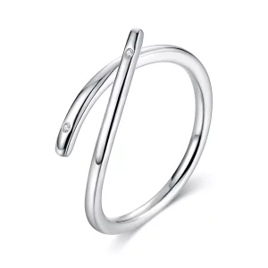 Pandora Style Vinger Hart Open Ring - SCR653 (afbeelding voor) Pandora Style Vinger Hart Open Ring - SCR653
