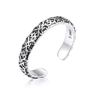 (afbeelding voor) Pandora Style Vintage patroon Open Ring - SCR657