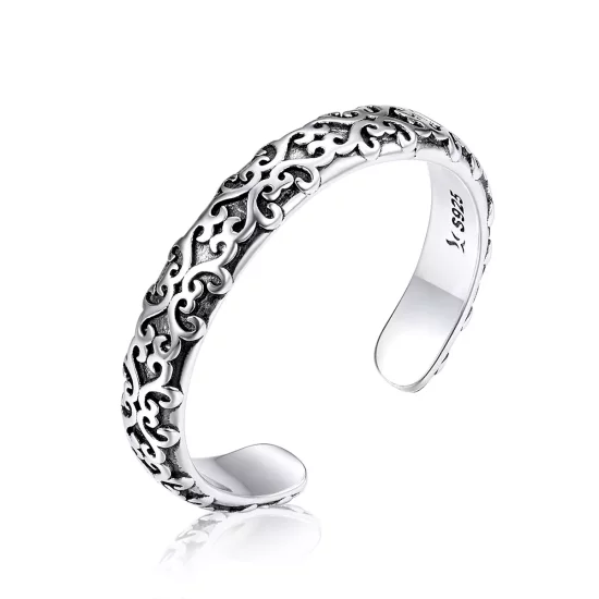 (afbeelding voor) Pandora Style Vintage patroon Open Ring - SCR657