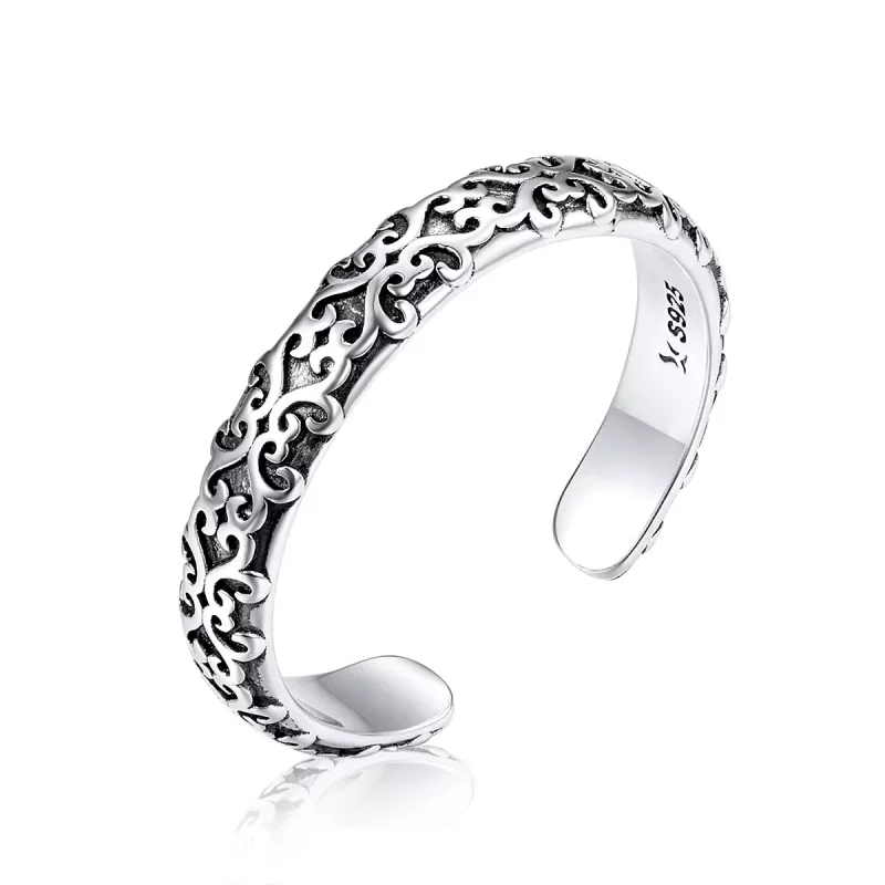 (afbeelding voor) Pandora Style Vintage patroon Open Ring - SCR657