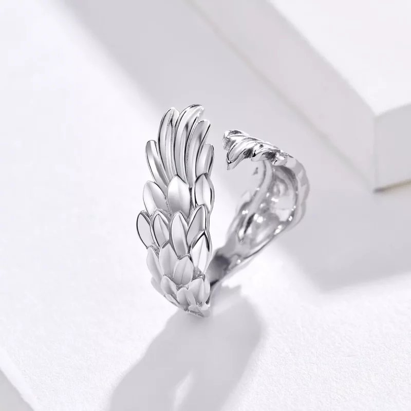 (afbeelding voor) Pandora Style Vleugels van Hoop Open Ring - SCR512 - Bekijken 2