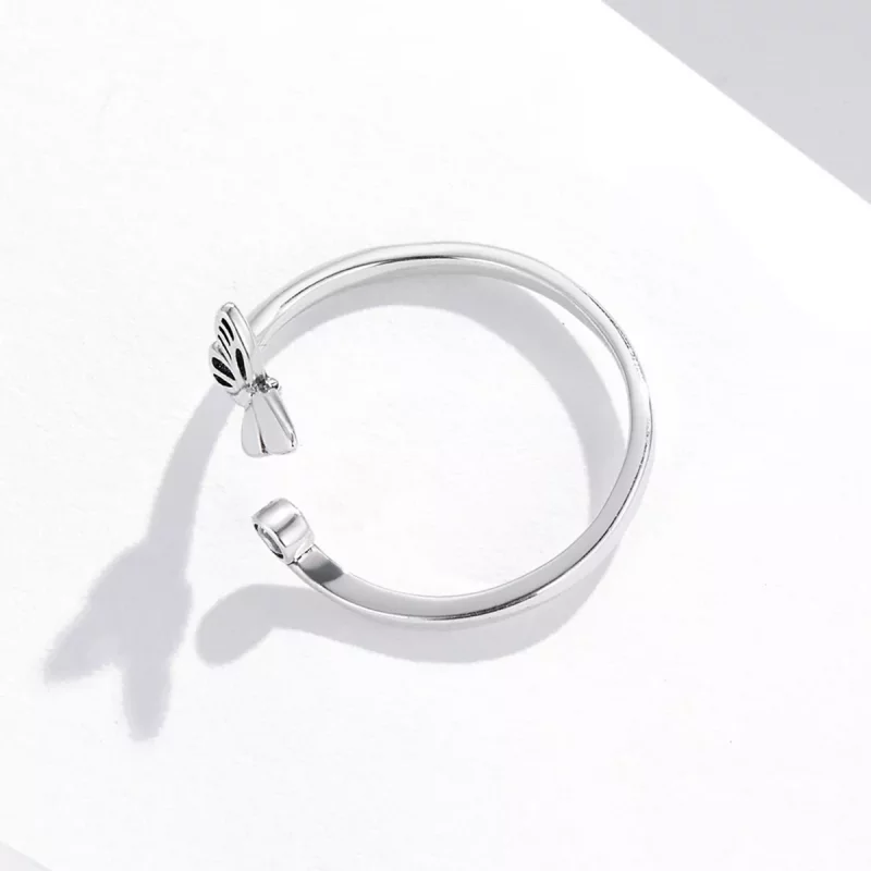 (afbeelding voor) Pandora Style Vlinder Open Ring - SCR772 - Bekijken 3