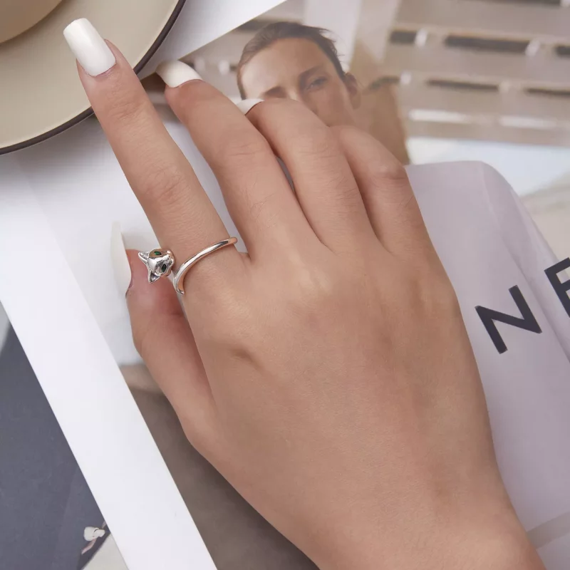 (afbeelding voor) Pandora Style Vos Open Ring - BSR313 - Bekijken 6