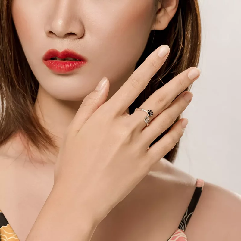 (afbeelding voor) Pandora Style vriendschappen Open Ring - SCR605 - Bekijken 5