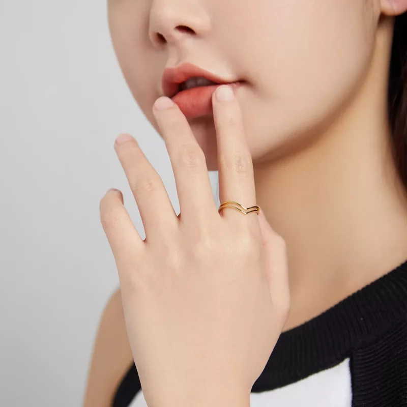 (afbeelding voor) Pandora Style Wensen Open Ring - SCR713 - Bekijken 5