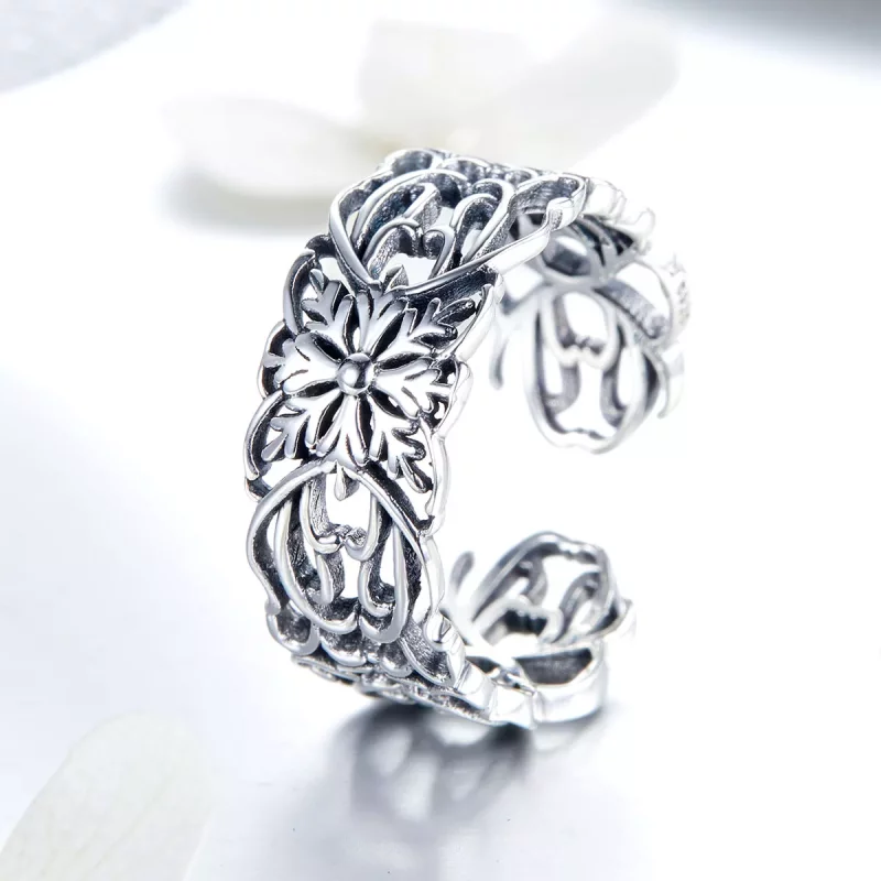(afbeelding voor) Pandora Style Wijnoogst Open Ring - SCR500 - Bekijken 2