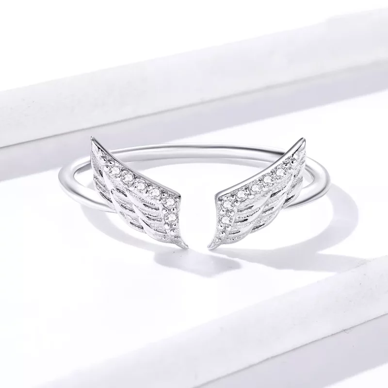 (afbeelding voor) Pandora Style Wing Open Open Ring - BSR108 - Bekijken 2