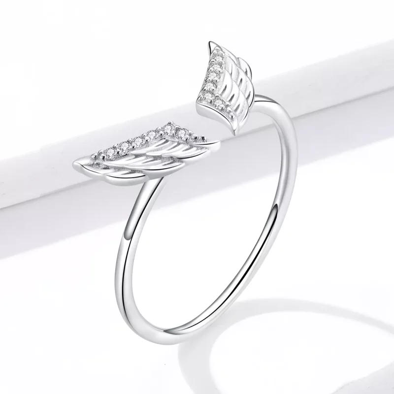 (afbeelding voor) Pandora Style Wing Open Open Ring - BSR108 - Bekijken 4