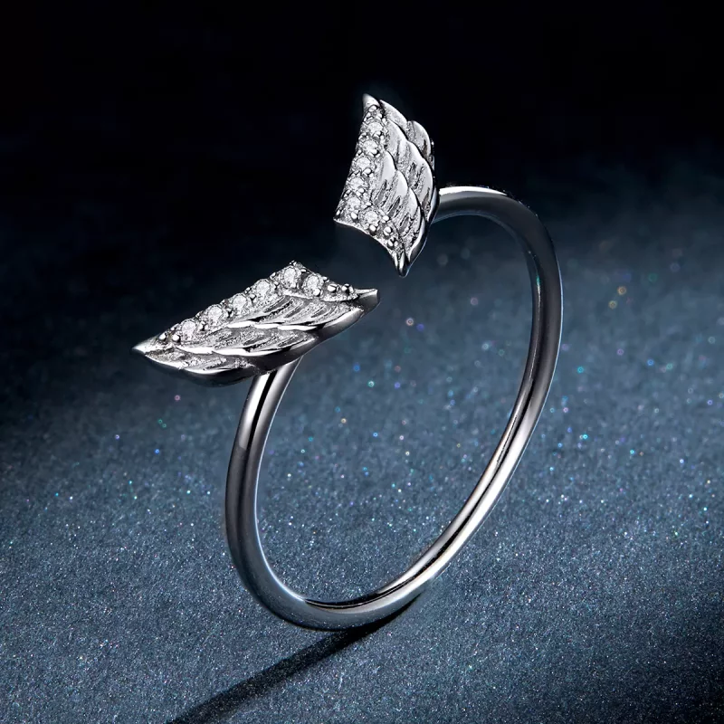 (afbeelding voor) Pandora Style Wing Open Open Ring - BSR108 - Bekijken 5