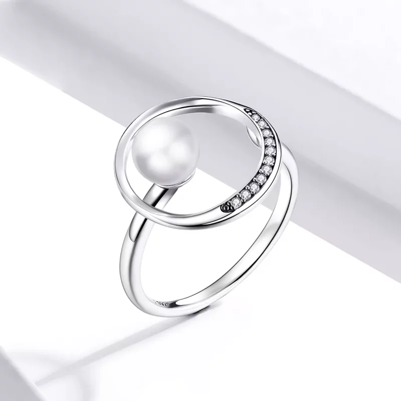 (afbeelding voor) Pandora Style Zachte schelpkraal Open Ring - SCR664 - Bekijken 3