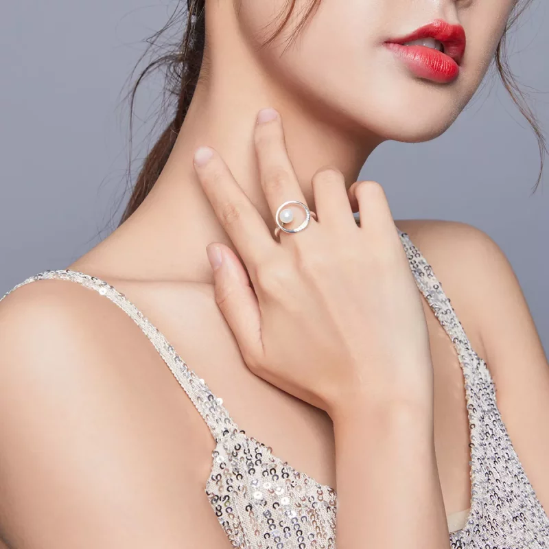(afbeelding voor) Pandora Style Zachte schelpkraal Open Ring - SCR664 - Bekijken 6