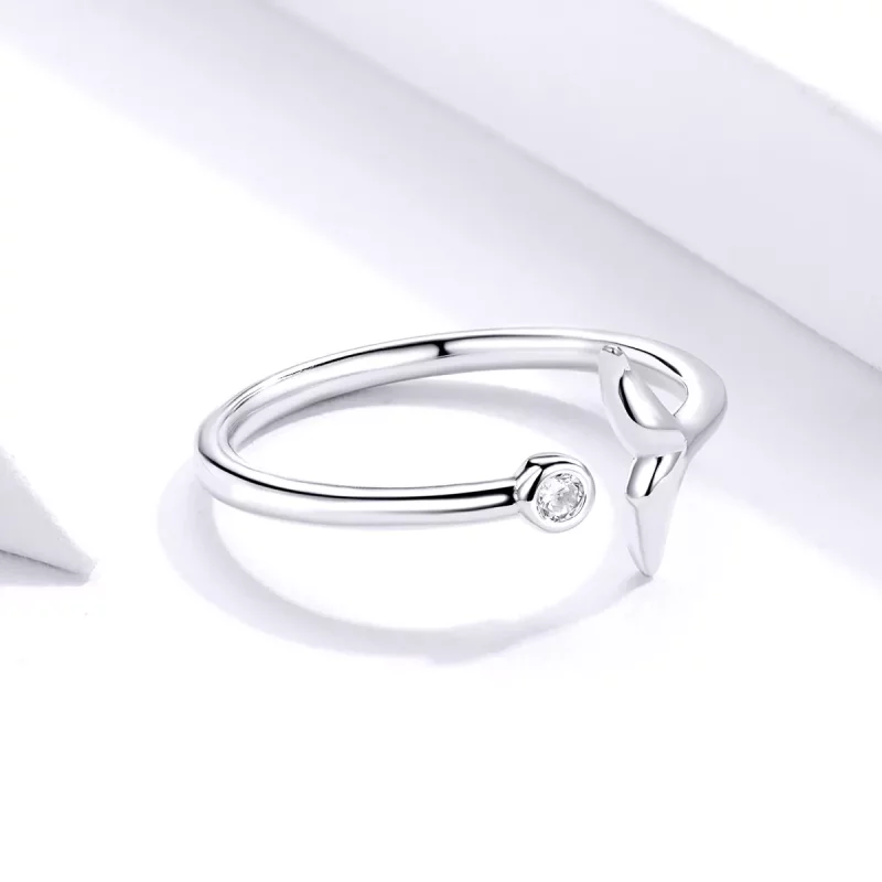 (afbeelding voor) Pandora Style Zeemeermin Traan Open Ring - SCR618-A - Bekijken 2