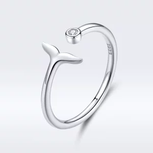 (afbeelding voor) Pandora Style Zeemeermin Traan Open Ring - SCR618-A