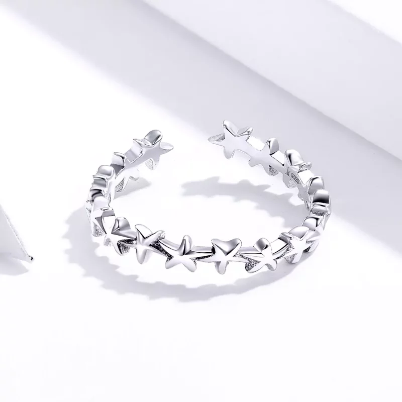 (afbeelding voor) Pandora Style Zeester Open Ring - SCR607 - Bekijken 2