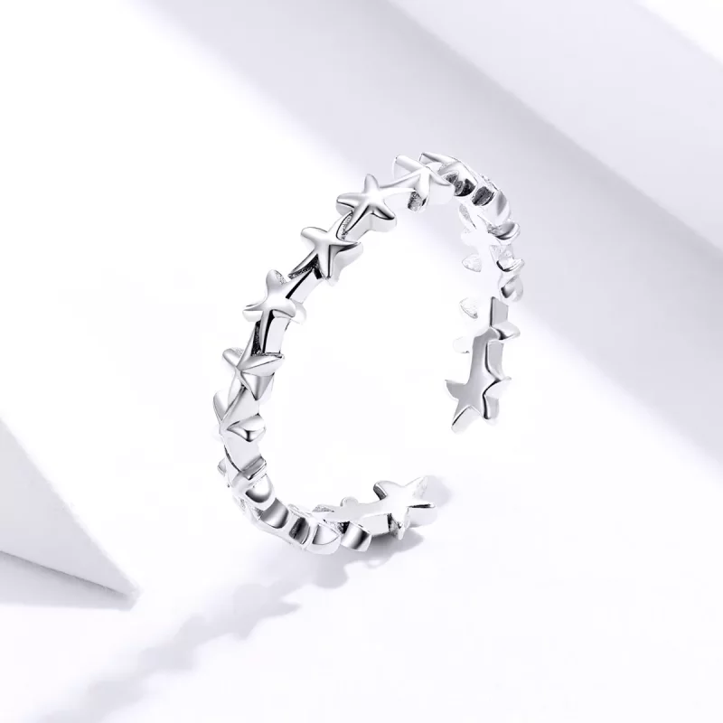 (afbeelding voor) Pandora Style Zeester Open Ring - SCR607 - Bekijken 4