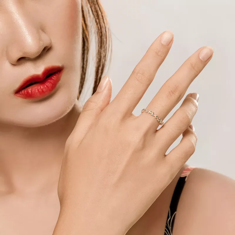 (afbeelding voor) Pandora Style Zeester Open Ring - SCR607 - Bekijken 5