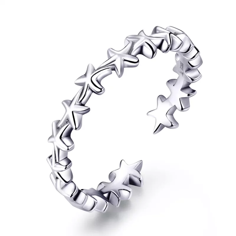 (afbeelding voor) Pandora Style Zeester Open Ring - SCR607