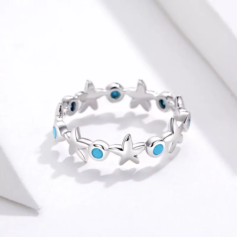 (afbeelding voor) Pandora Style Zeester Ring - SCR527 - Bekijken 2
