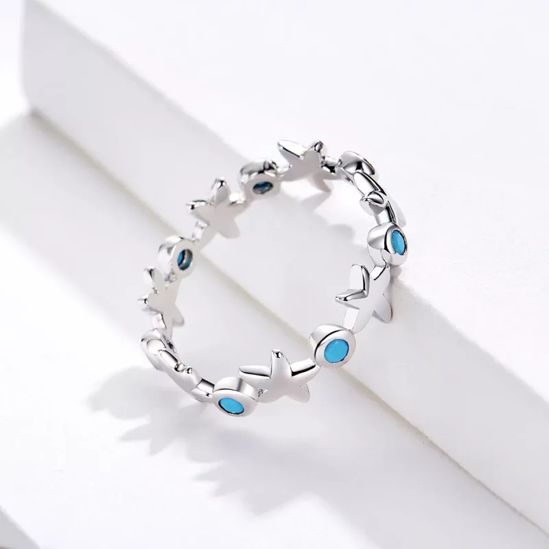(afbeelding voor) Pandora Style Zeester Ring - SCR527 - Bekijken 3