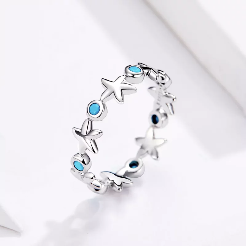 (afbeelding voor) Pandora Style Zeester Ring - SCR527 - Bekijken 4