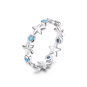 Pandora Style Zeester Ring - SCR527 (afbeelding voor) Pandora Style Zeester Ring - SCR527