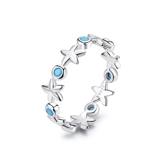 (afbeelding voor) Pandora Style Zeester Ring - SCR527
