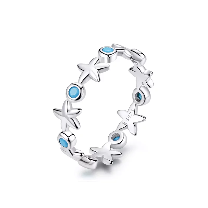 (afbeelding voor) Pandora Style Zeester Ring - SCR527