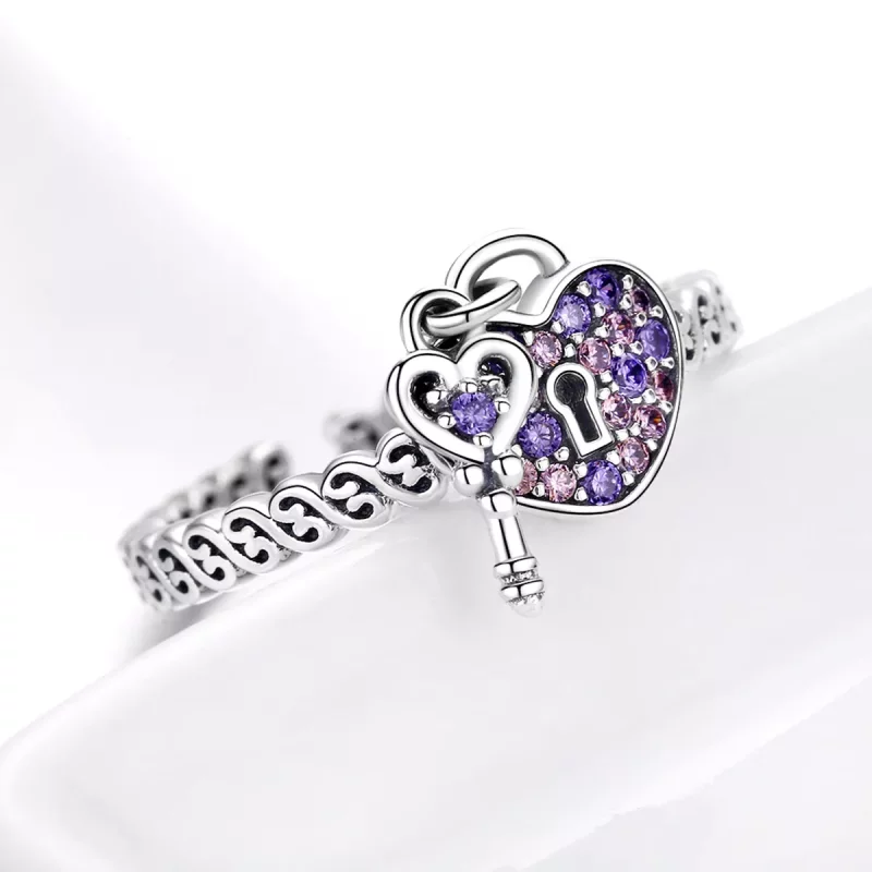 (afbeelding voor) Pandora Style Zoete belofte Open Ring - SCR486 - Bekijken 3