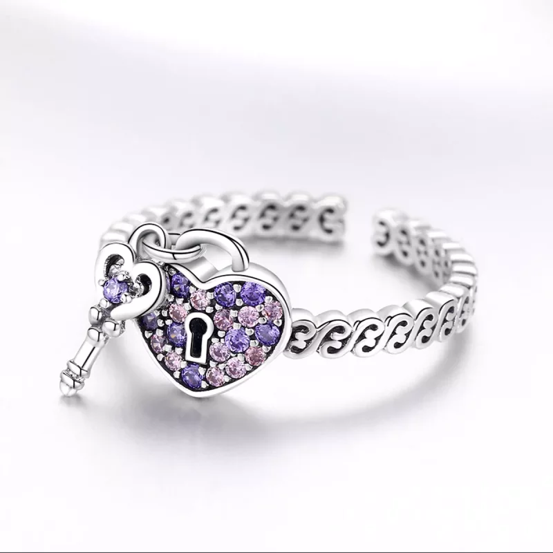 (afbeelding voor) Pandora Style Zoete belofte Open Ring - SCR486 - Bekijken 4