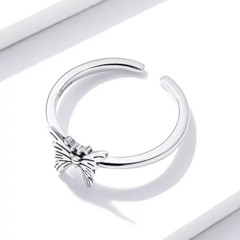 (afbeelding voor) Pandora Style ZwaluwstaartVlinder Open Ring - BSR195 - Bekijken 3