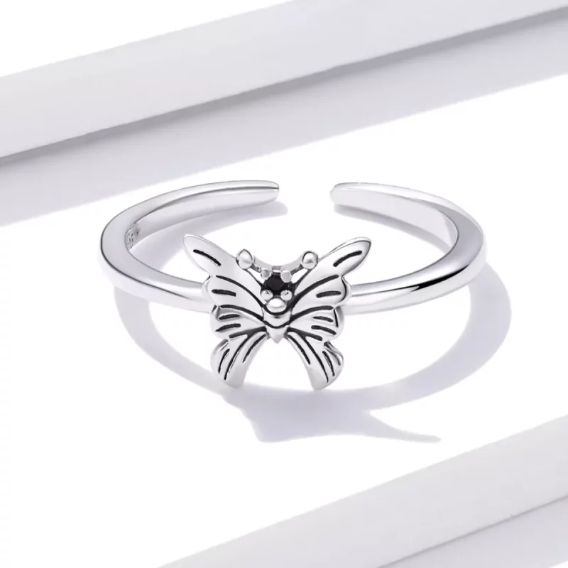 (afbeelding voor) Pandora Style ZwaluwstaartVlinder Open Ring - BSR195 - Bekijken 4