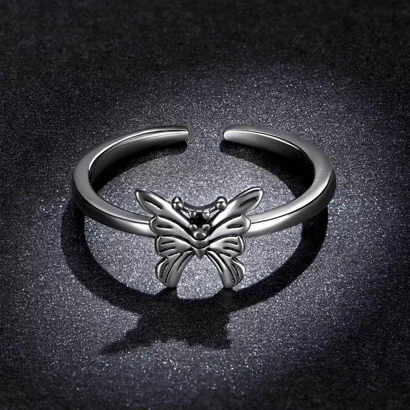 (afbeelding voor) Pandora Style ZwaluwstaartVlinder Open Ring - BSR195 - Bekijken 5