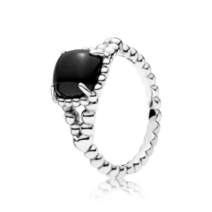(afbeelding voor) PANDORA Black Vibrant Spirit Ring 197188NCK