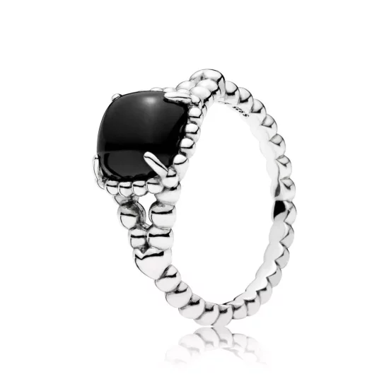 (afbeelding voor) PANDORA Black Vibrant Spirit Ring 197188NCK