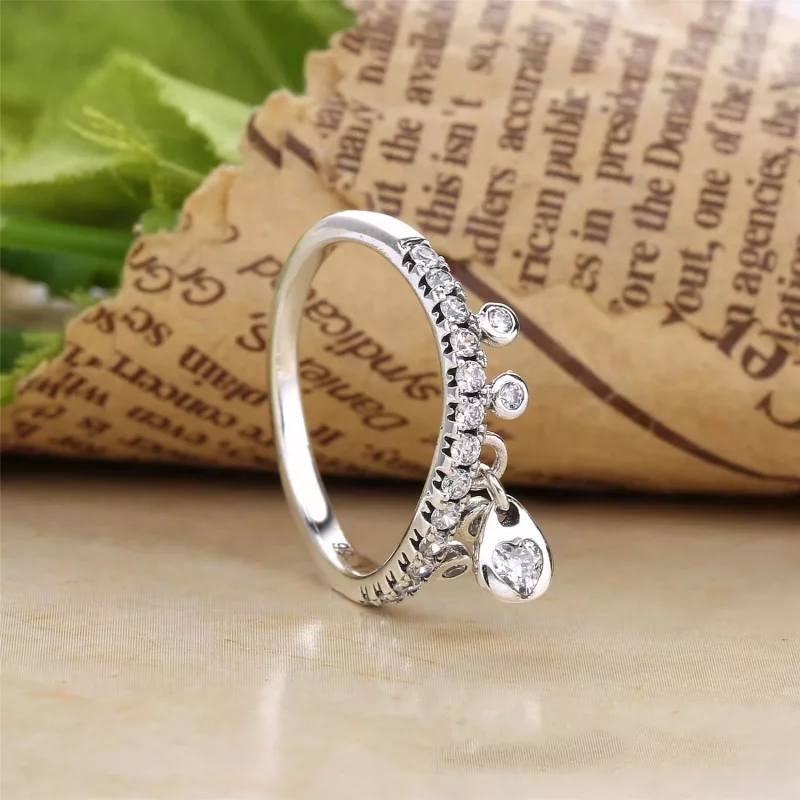 (afbeelding voor) PANDORA Chandelier Droplets Ring 197108CZ - Bekijken 3